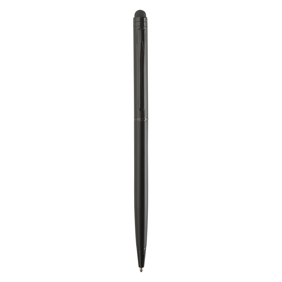 Stylo stylet BIC® publicitaire Sleek Stylus Executive Noir - Encre noire